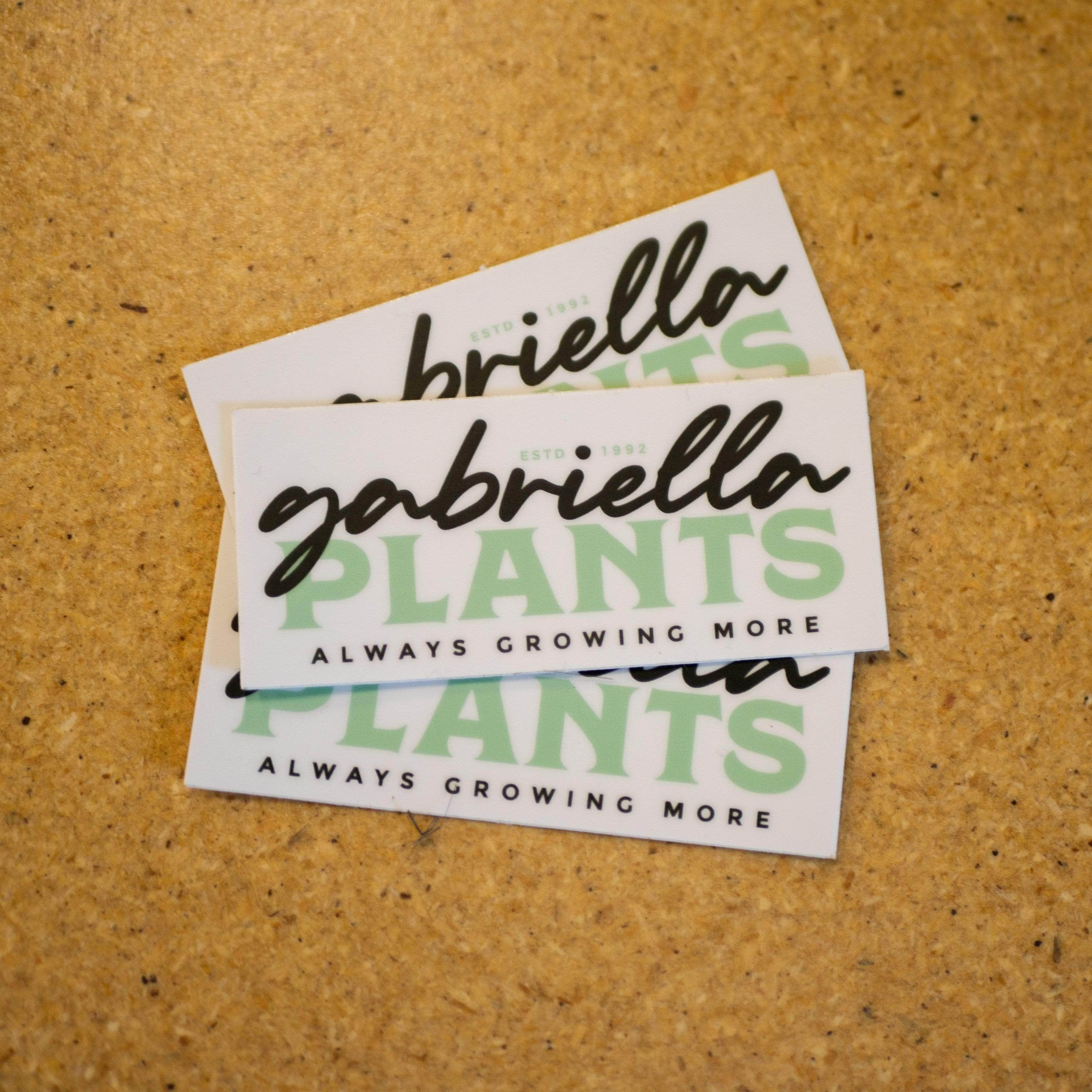 Gabriella Plants Merch Sticker - Handwritten